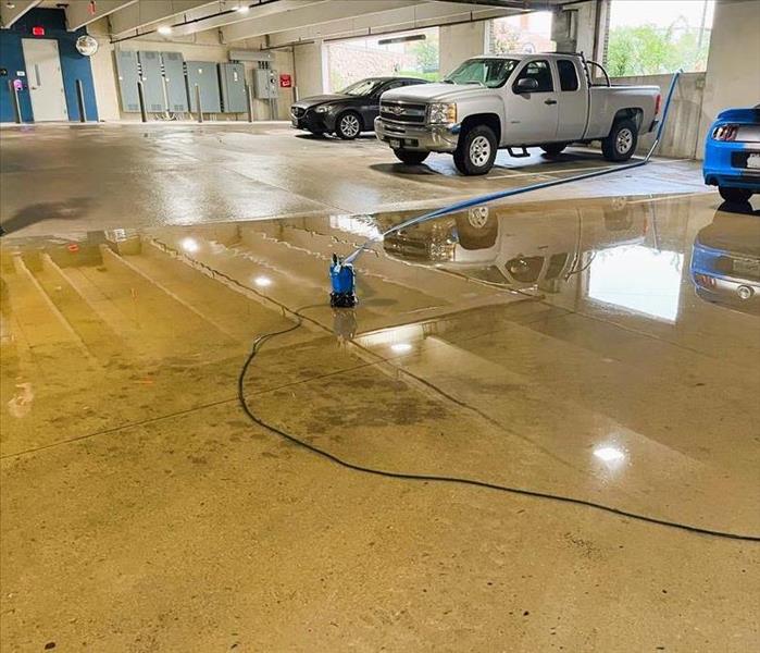 Flooded Parking Garage 